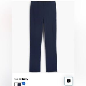 Frank & Eileen Raw Edge Hems Skinny Pull-On Pants